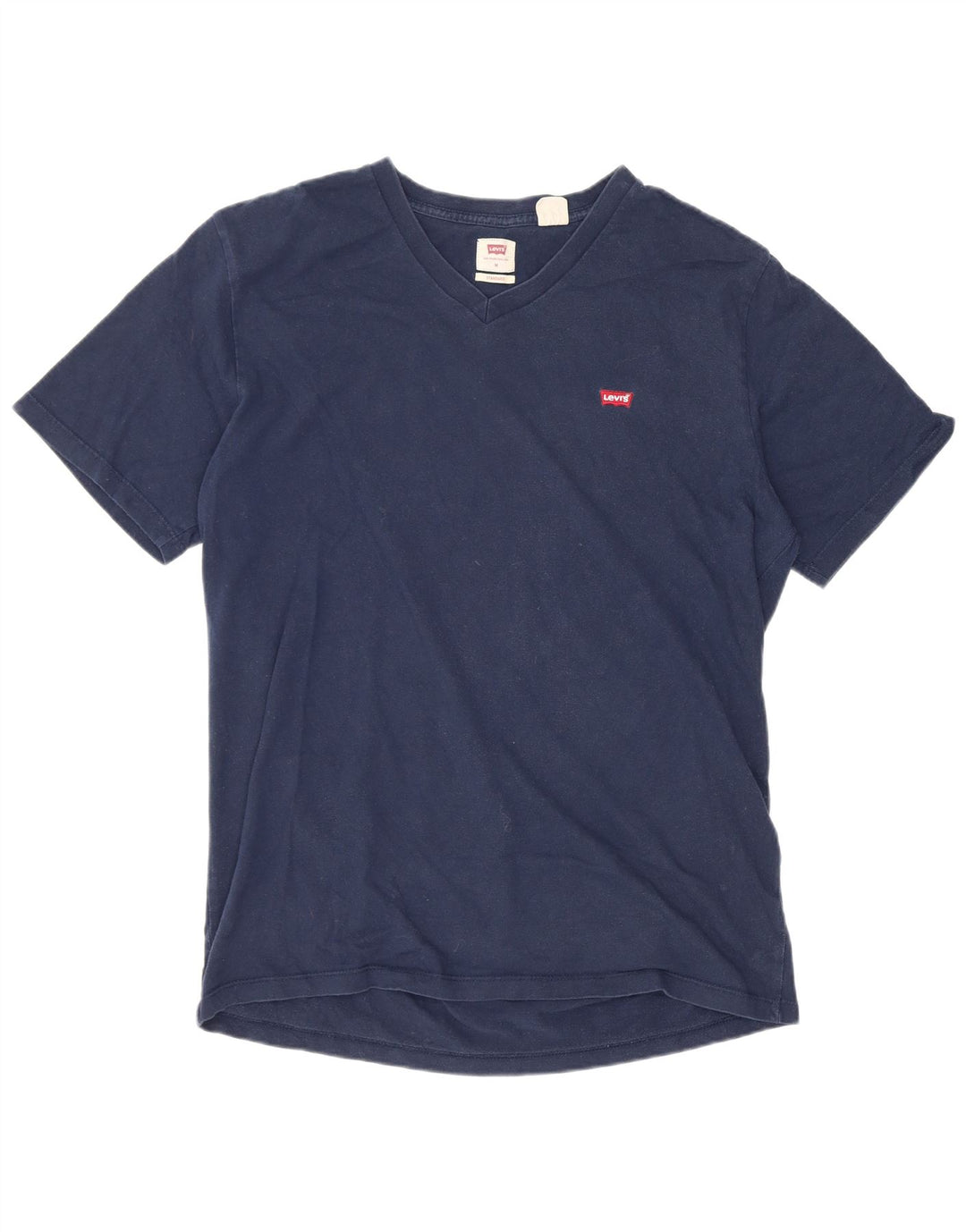 Levi's Herre Standard T-Shirt Top Medium Marineblå Bomuld