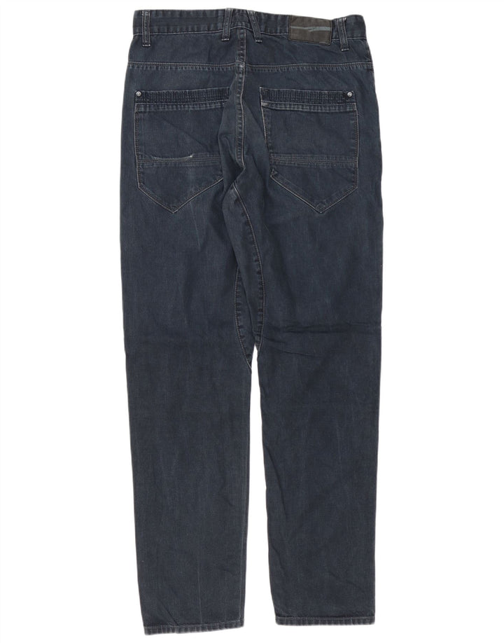 Fishbone Straight Jeans til mænd W32 L31 Marineblå