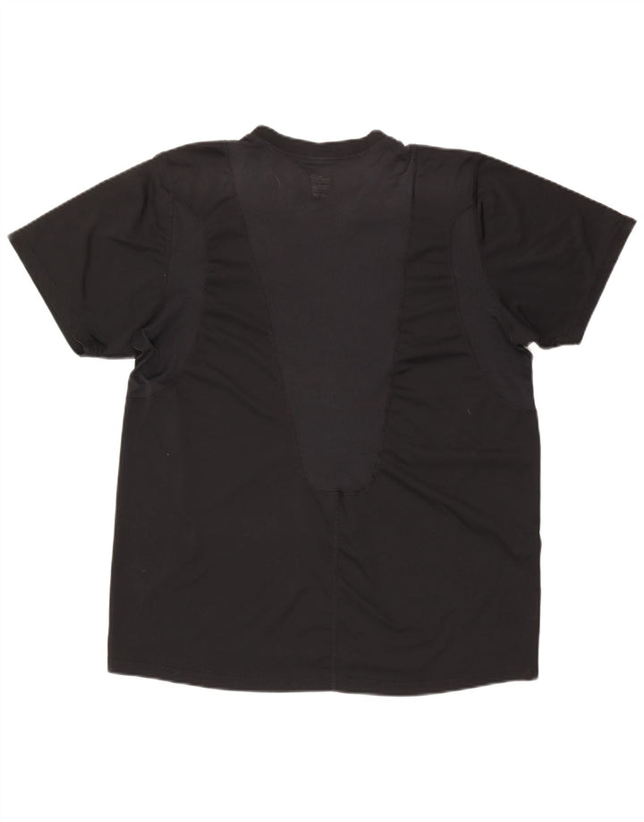Nike Herre Dri Fit T-Shirt Top UK 42/44 Stor sort polyester
