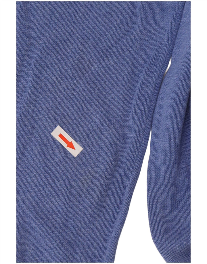 Marks & Spencer Herre V-hals sweater XL Blå Bomuld
