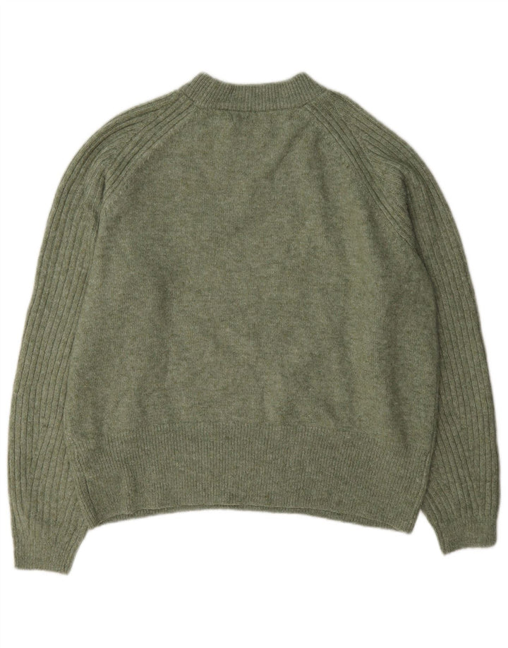 Marks & Spencer Dame sweater med rund hals DK 14 Medium Grøn