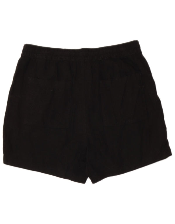 Marks & Spencer Chino Shorts til kvinder UK 14 Large W34 Black Linen
