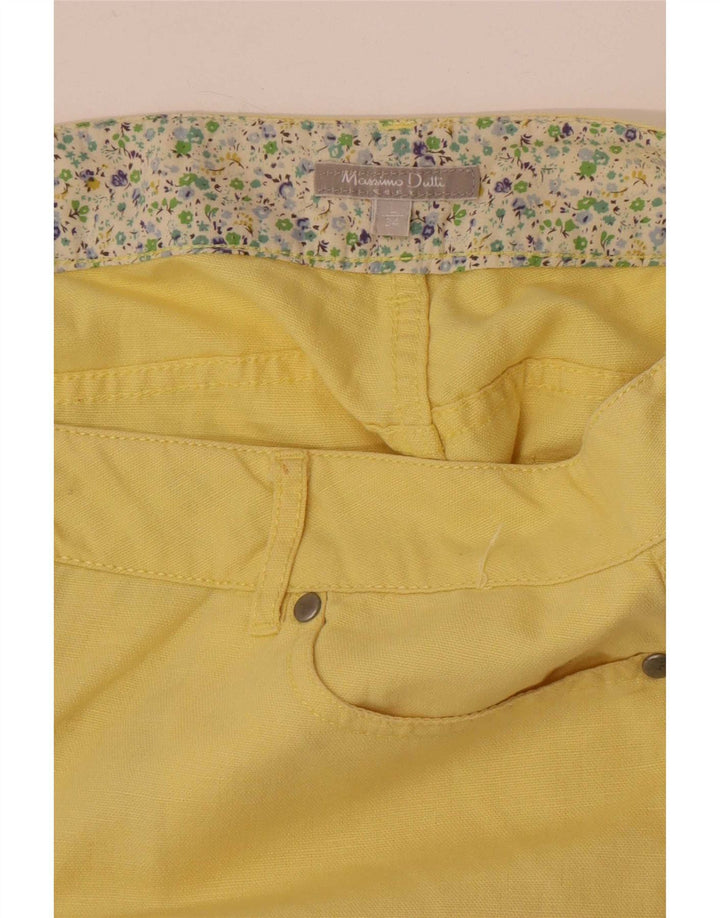 Massimo Dutti Dame Casual Shorts Large W34 Gul
