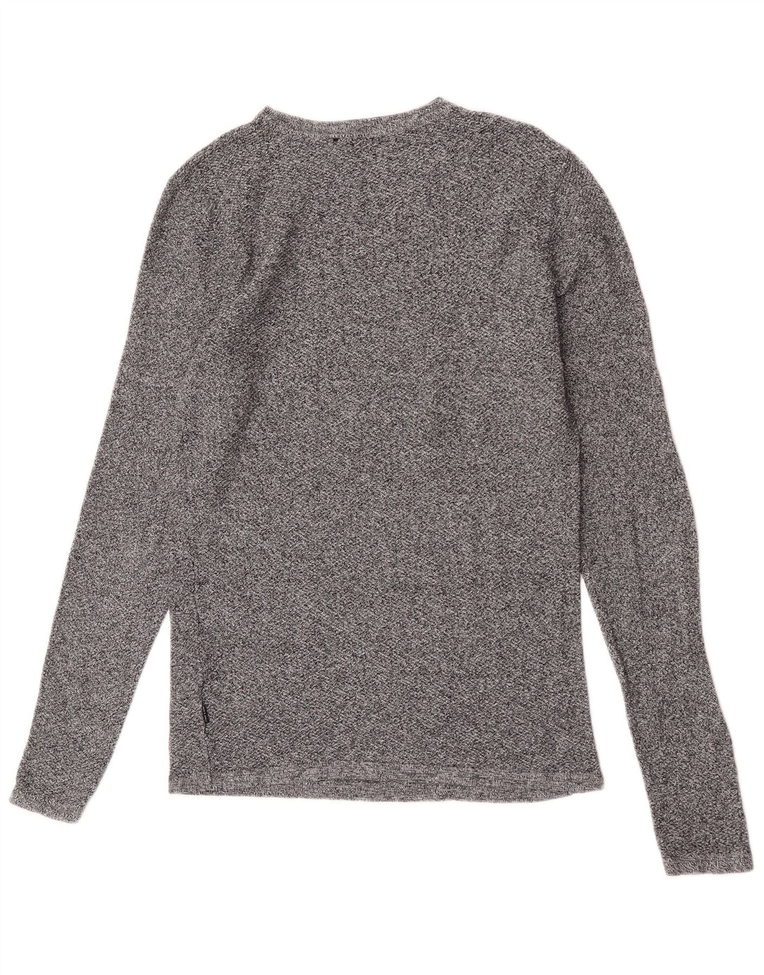 Jack & Jones Herre Top Langærmet Medium Grey Flecked Bomuld