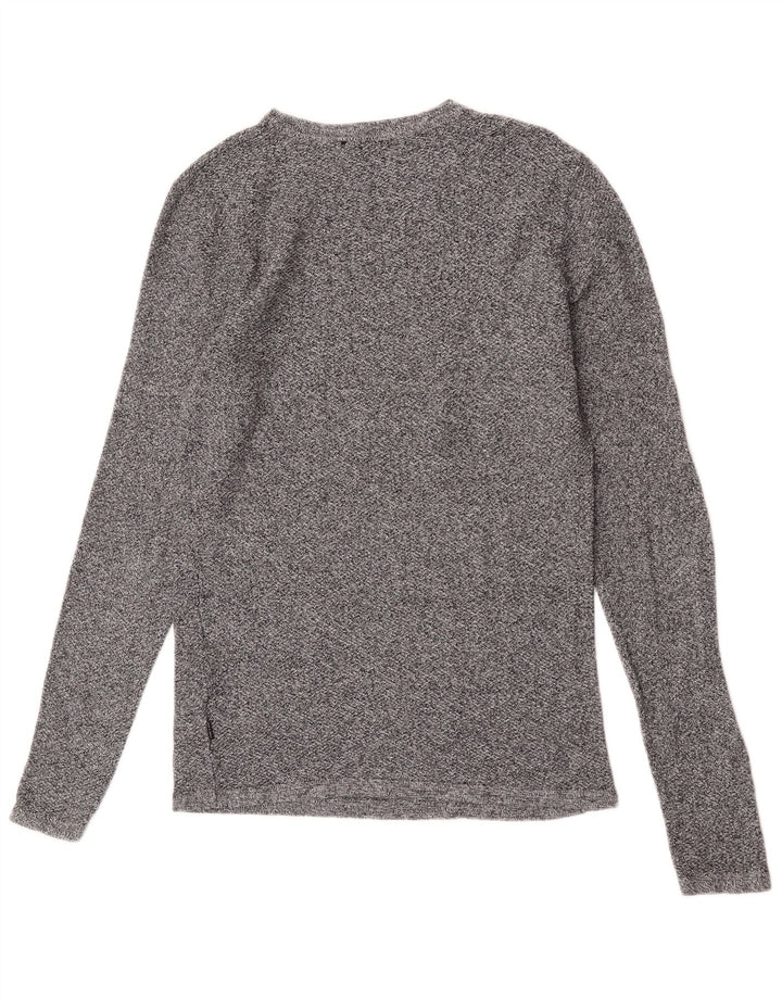 Jack & Jones Herre Top Langærmet Medium Grey Flecked Bomuld