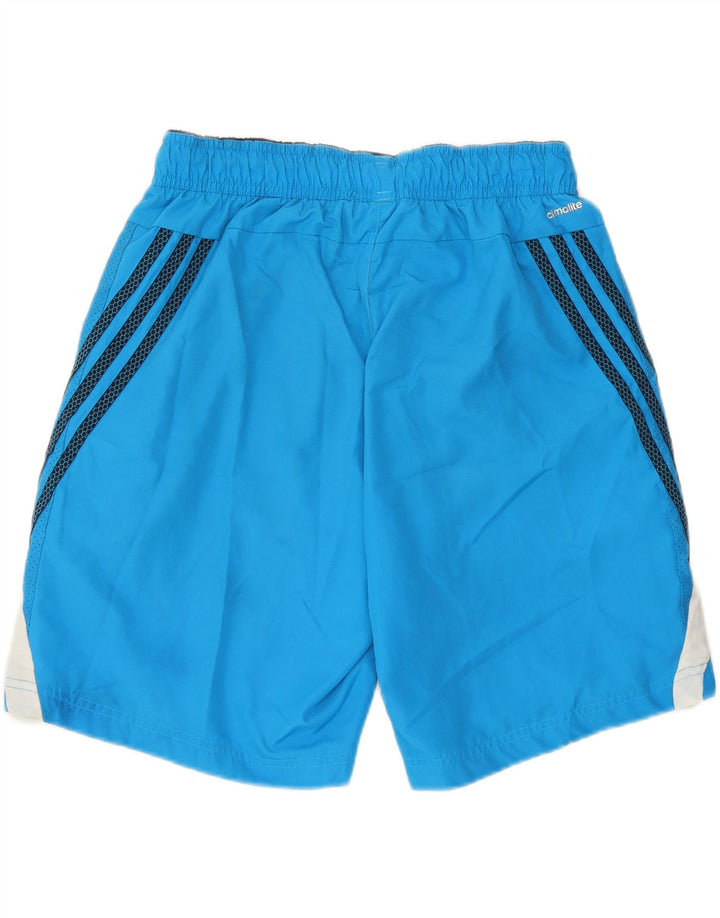 Adidas Herre Climalite Sportshorts Medium Blue Colourblock Polyester