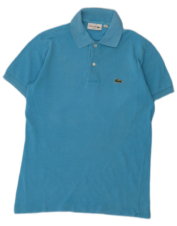 Lacoste Mens Classic Fit Polo Shirt Size 2 XS Blue Cotton
