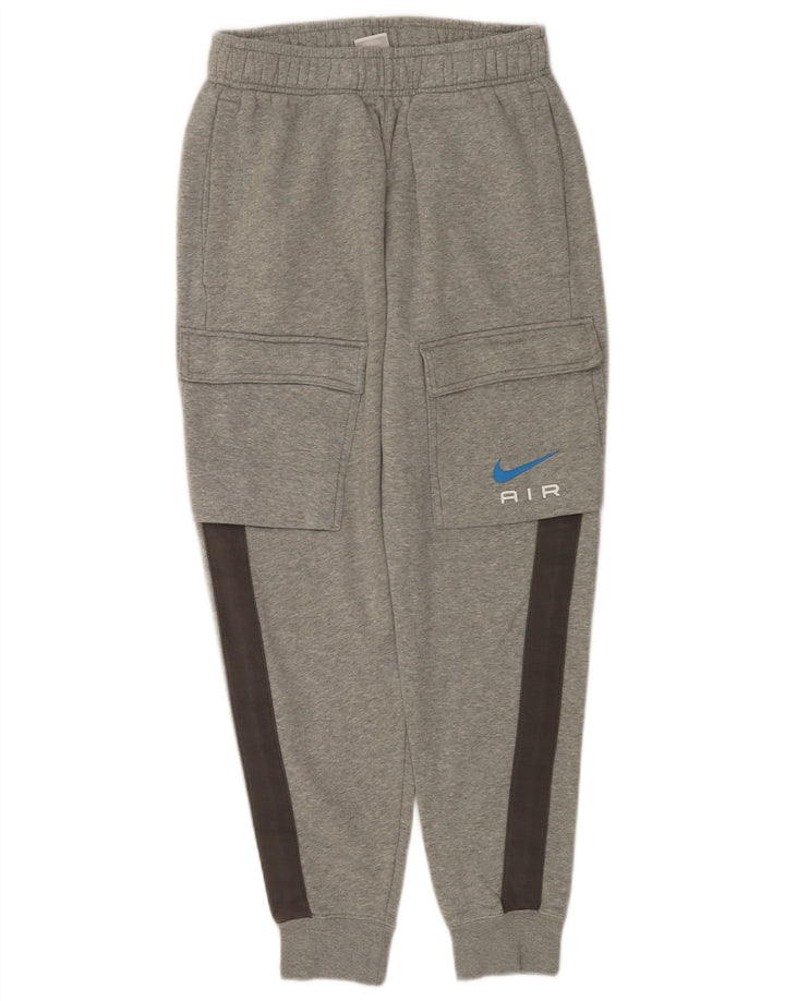 Nike Herre Cargo træningsdragt Bukser Joggers Små Grå Colourblock Bomuld