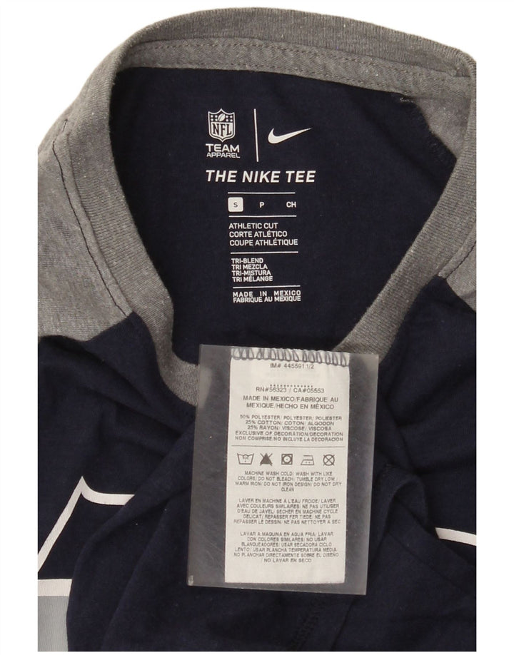 Nike Herre Seattle Seahawks Grafisk Top 3/4 ærme lille marineblå