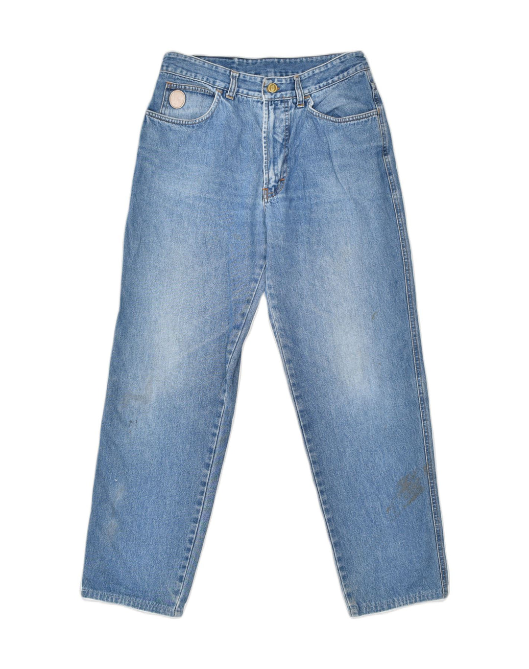 TRUSSARDI Womens Tapered Jeans W32 L29 Blue Cotton | Vintage | Thrift | Second-Hand | Used Clothing | Messina Hembry 