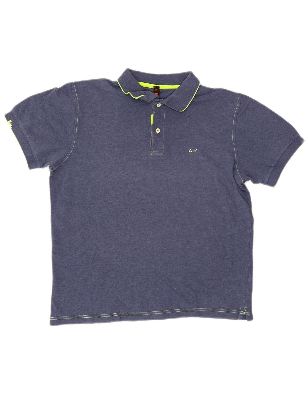 Sun68 Herre poloshirt Medium marineblå bomuld