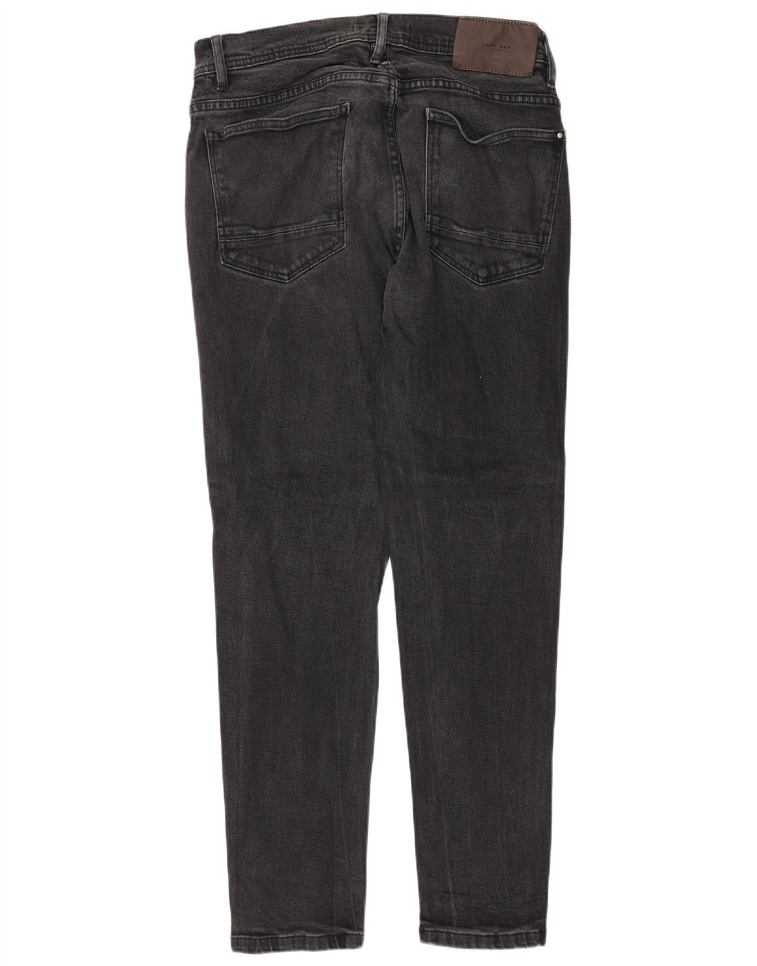 Zara Herre Slim Jeans EU 44 Large W34 L30 Grå Bomuld