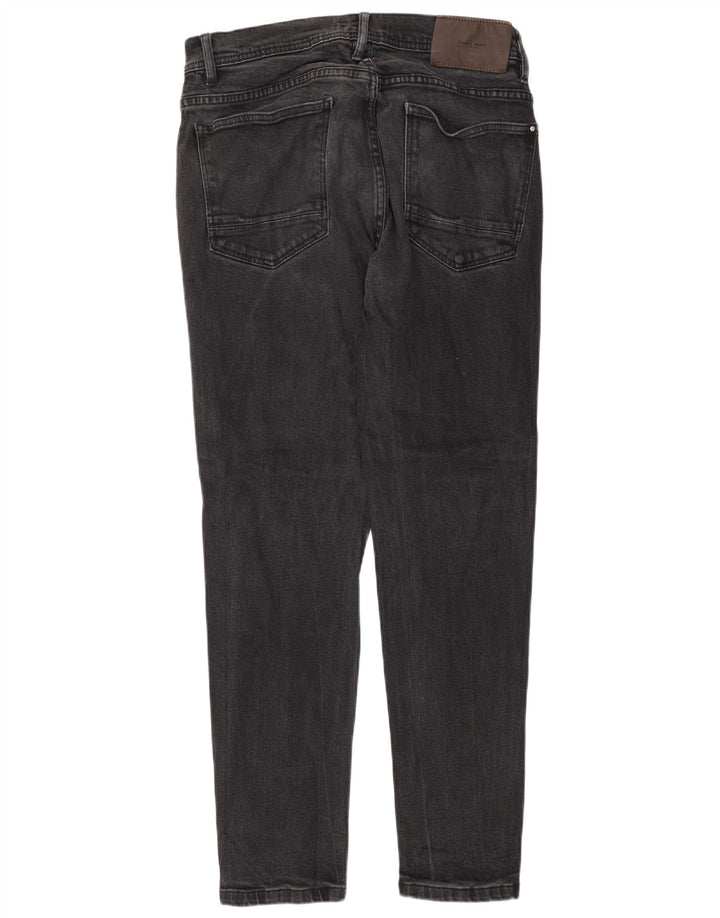 Zara Herre Slim Jeans EU 44 Large W34 L30 Grå Bomuld