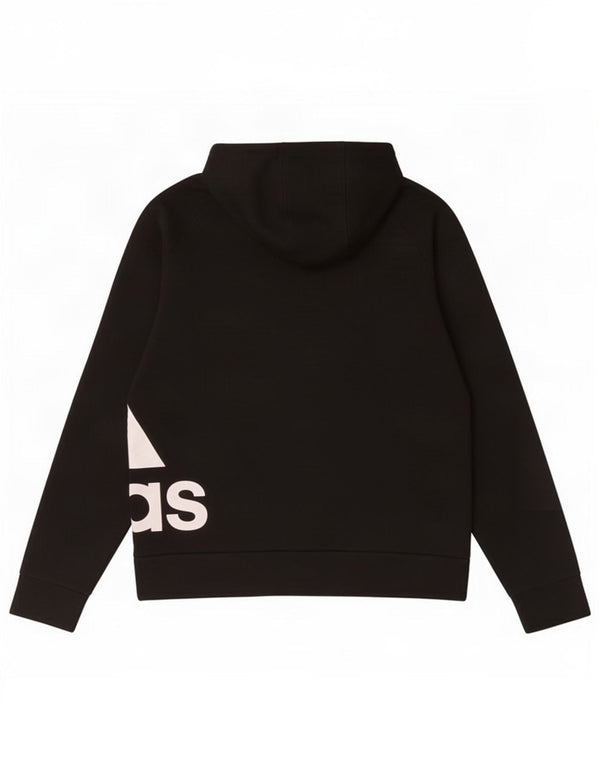 Adidas Grafisk hættetrøje til drenge 13-14 år Sort bomuld