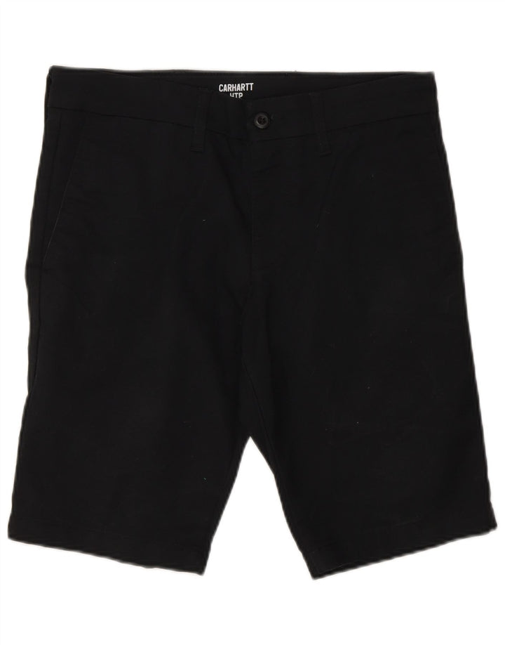 Carhartt Herre Chino Shorts W29 Medium Sort Bomuld