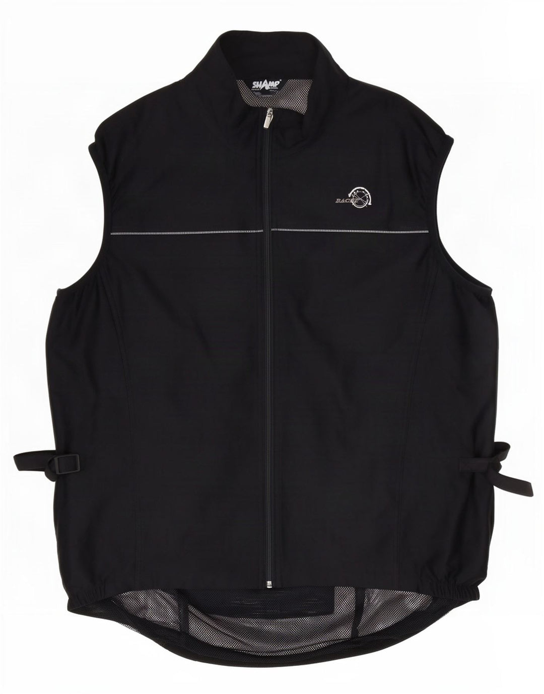 Shamp Herre Racer Gilet UK 40 Stor Sort Polyester