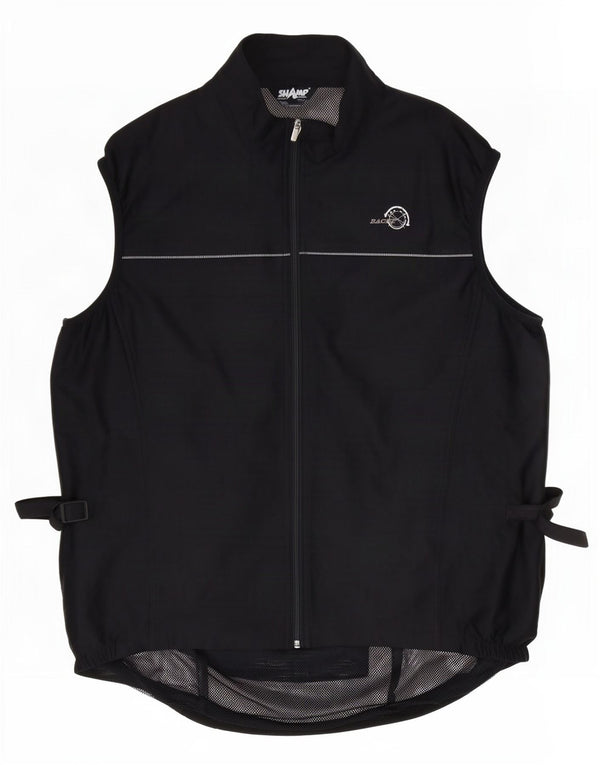 Shamp Herre Racer Gilet UK 40 Stor Sort Polyester