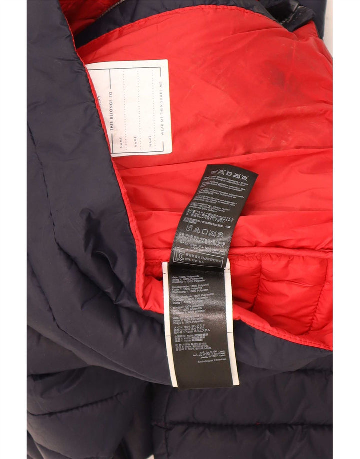 Joules drenge hættepolstret jakke 5-6 år marineblå polyester