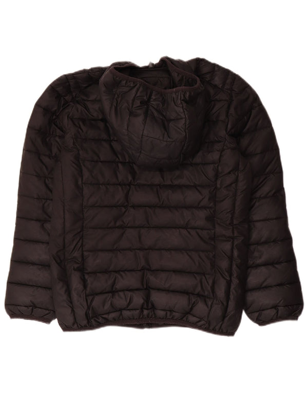 Ellesse Boys Polstret Hættejakke 12-13 År Sort Polyester