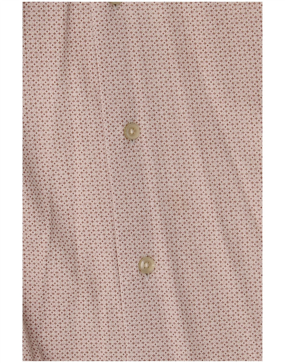 Tommy Hilfiger Herre Regular Fit skjorte Medium Off White Geometrisk bomuld