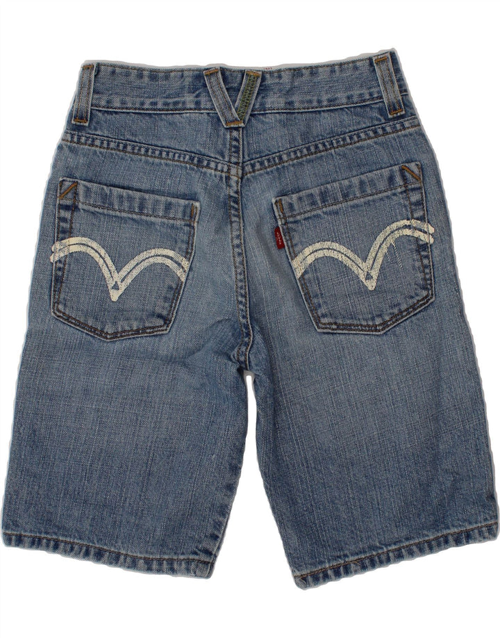 LEVI'S Boys Denim Shorts 7-8 Years W24  Blue Cotton Vintage Levi's and Second-Hand Levi's from Messina Hembry 