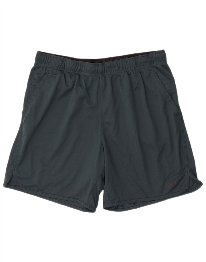 Nike Herre Dri Fit Sportshorts Store Grønne Polyester