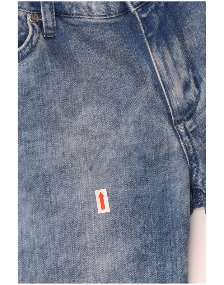 Liu Jo Dame Acid Wash Slim Jeans W30 L25 Blå Bomuld