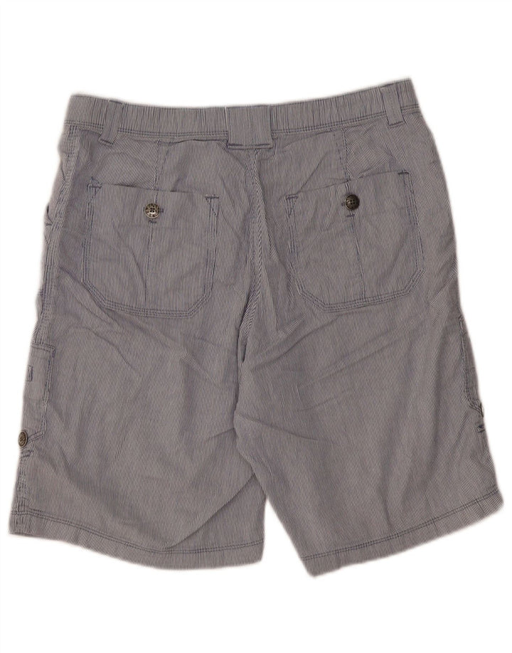 LEE Herre Cargo Shorts W32 Medium Blue Pinstripe