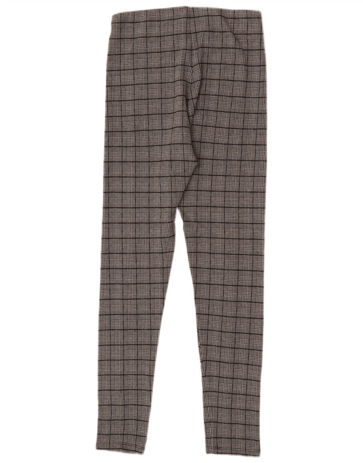 Zara leggings til kvinder mellemgrå ternet