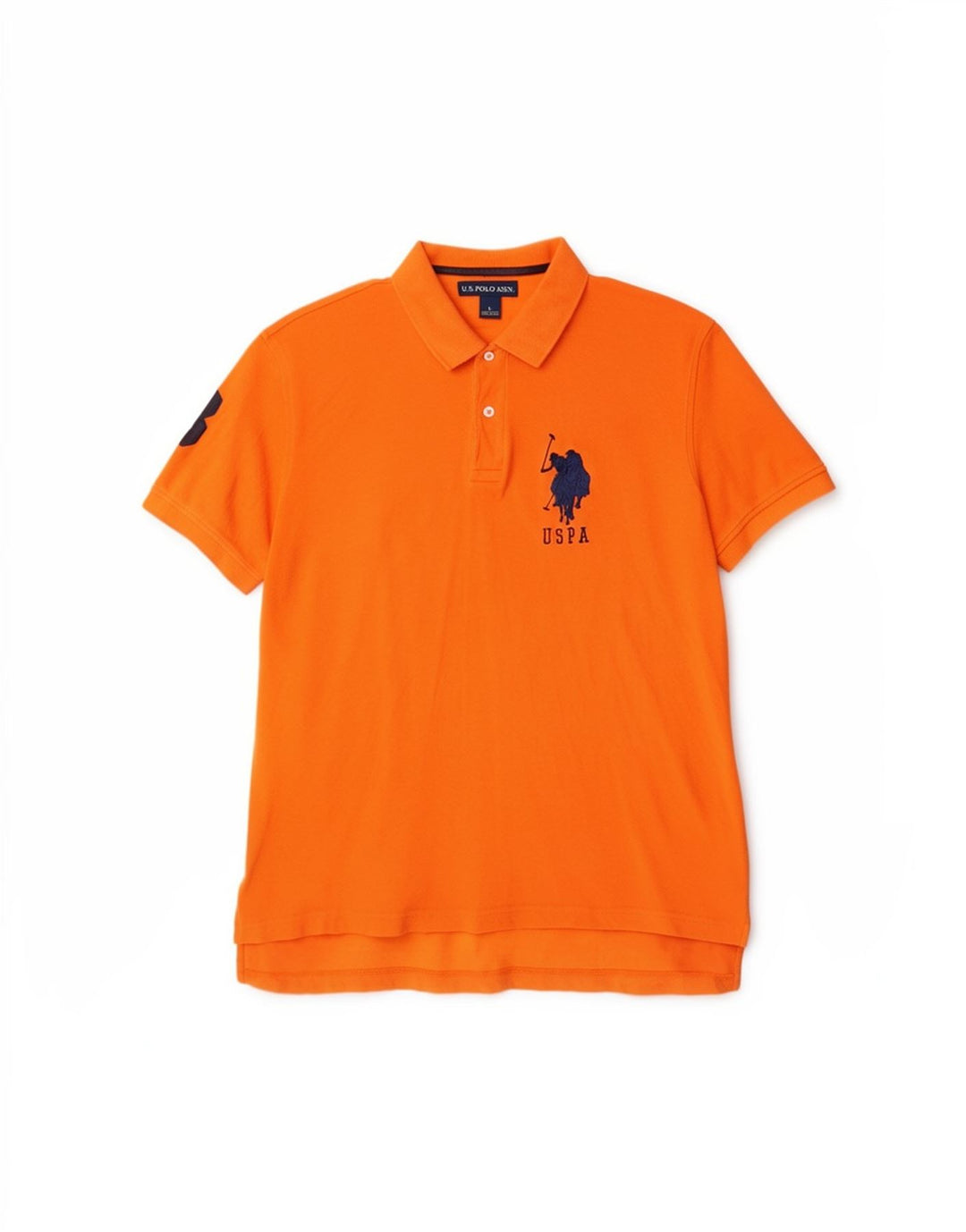 U.S. Polo Assn. Herreskjorte stor orange bomuld