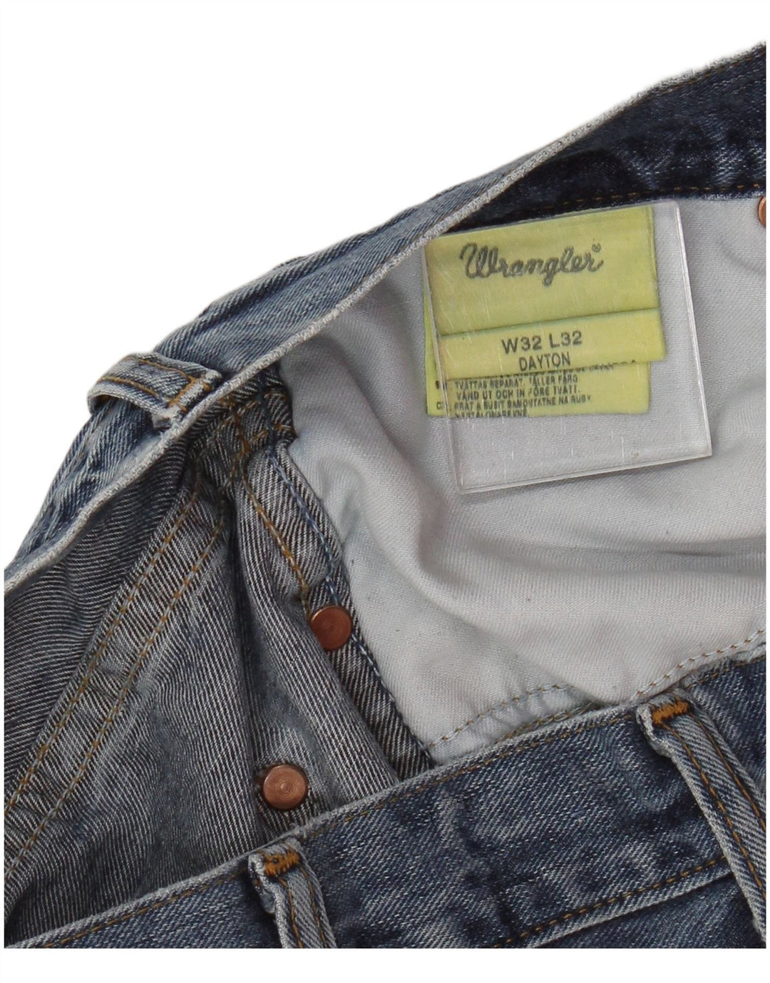 Wrangler Herre Dayton Bootcut Jeans W32 L32 Blå Bomuld