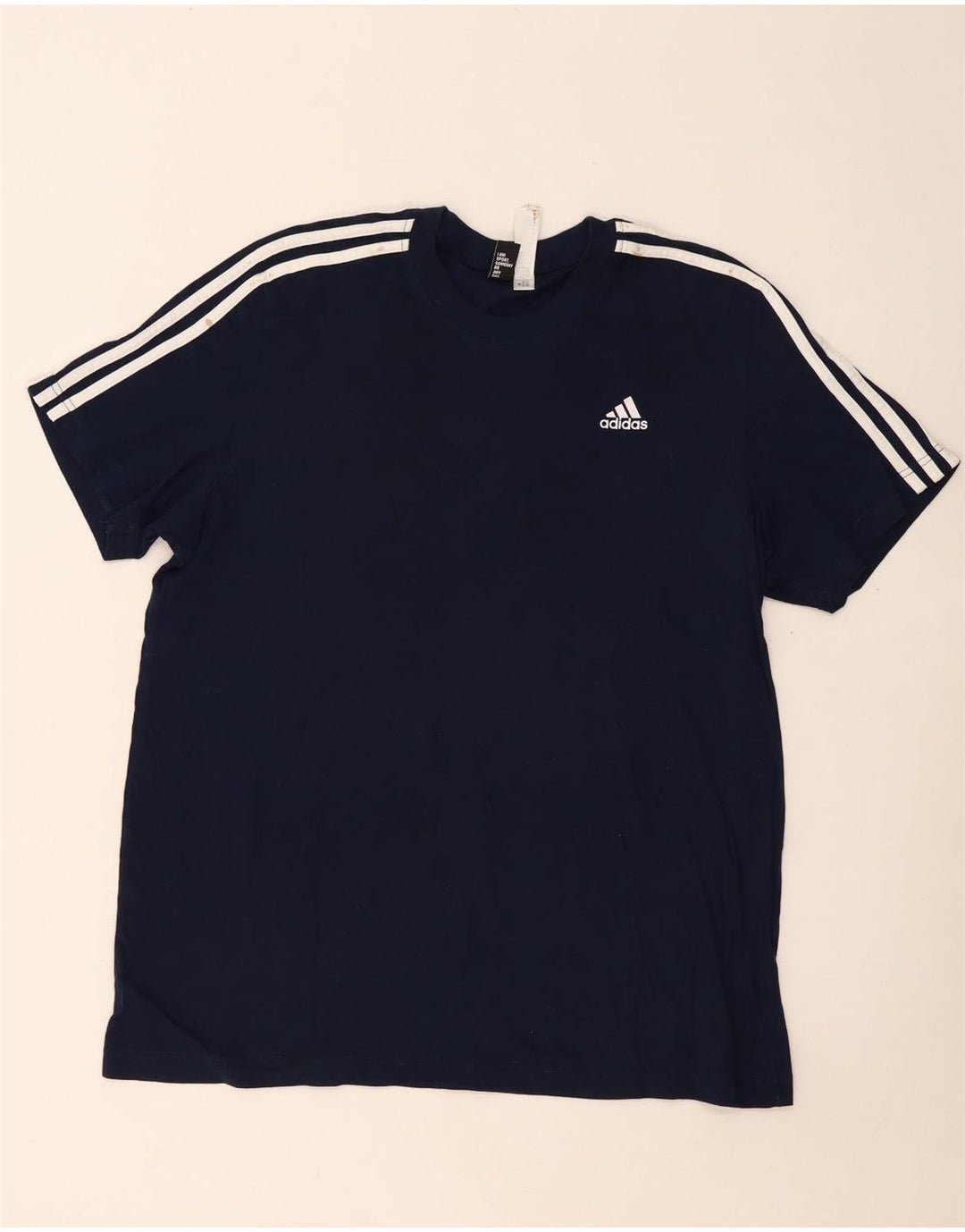 ADIDAS T-shirt top til mænd Stor marineblå bomuld