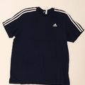 ADIDAS T-shirt top til mænd Stor marineblå bomuld