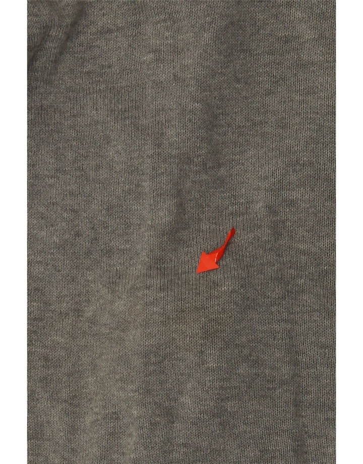MARKS & SPENCER Herre Blue Harbor Cardigan Sweater Stor Grå Bomuld