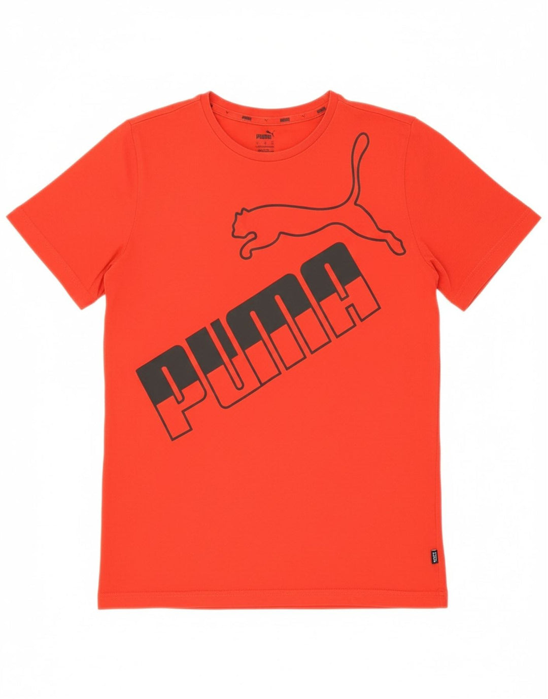 PUMA Mens Graphic T-Shirt Top Medium Red Cotton Vintage Puma and Second-Hand Puma from Messina Hembry 