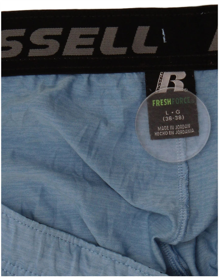 RUSSELL ATHLETIC Herre Dri-Power sportsshorts Stor blå farveblok