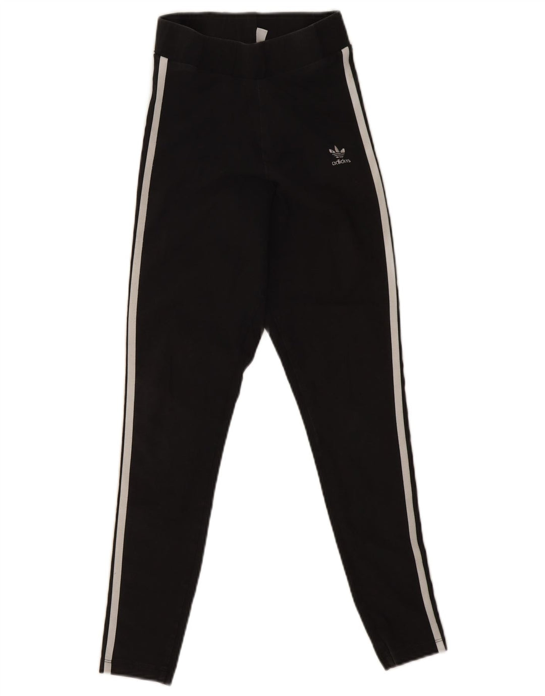 Adidas Dame Leggings UK 8 Small Black Bomuld