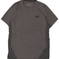 Under Armour Herre Heat Gear T-Shirt Top Stor Grå Polyester