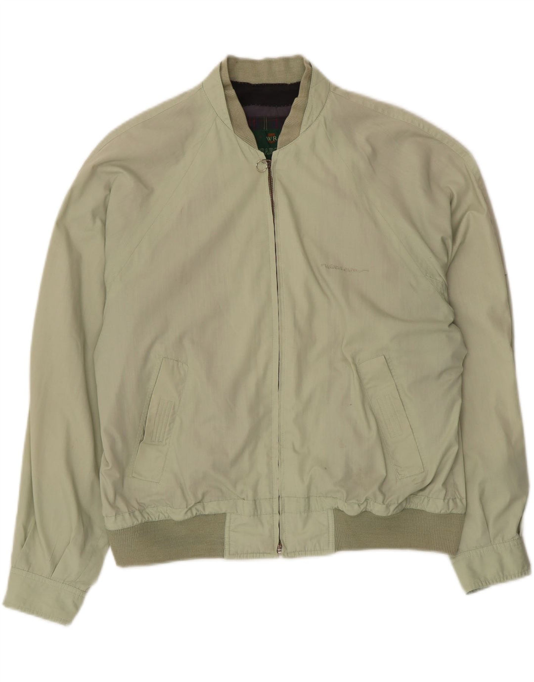 VINTAGE Mens Bomber Jacket UK 40 Large Green Vintage Vintage and Second-Hand Vintage from Messina Hembry 