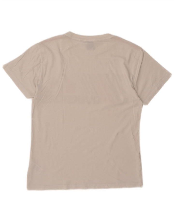Quiksilver Herre grafisk T-shirt Top Lille hvid bomuld