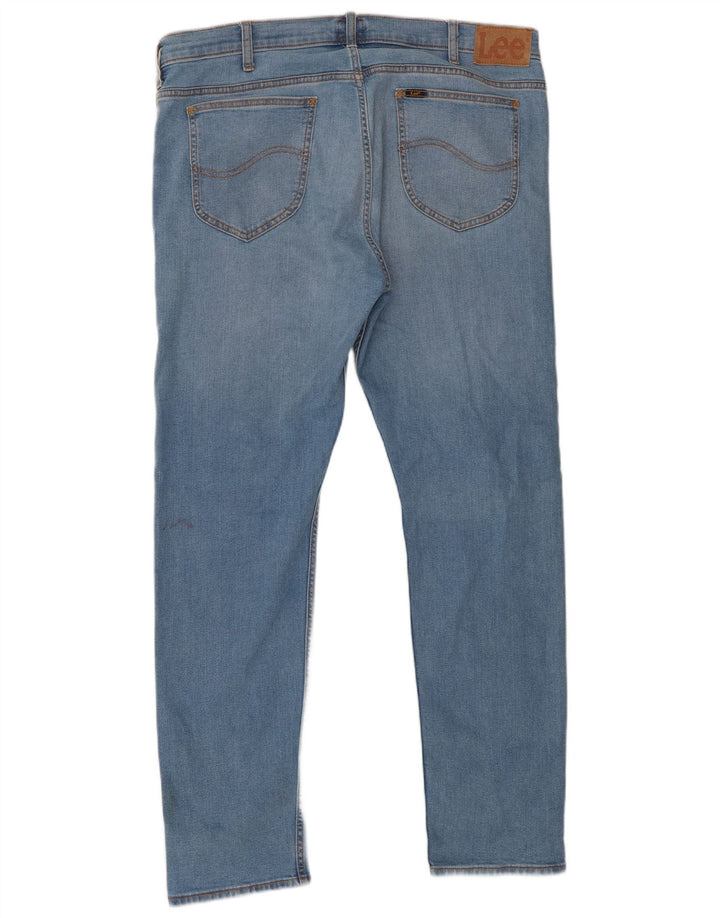Lee Herre Rider Slim Jeans W38 L32 Blå Bomuld