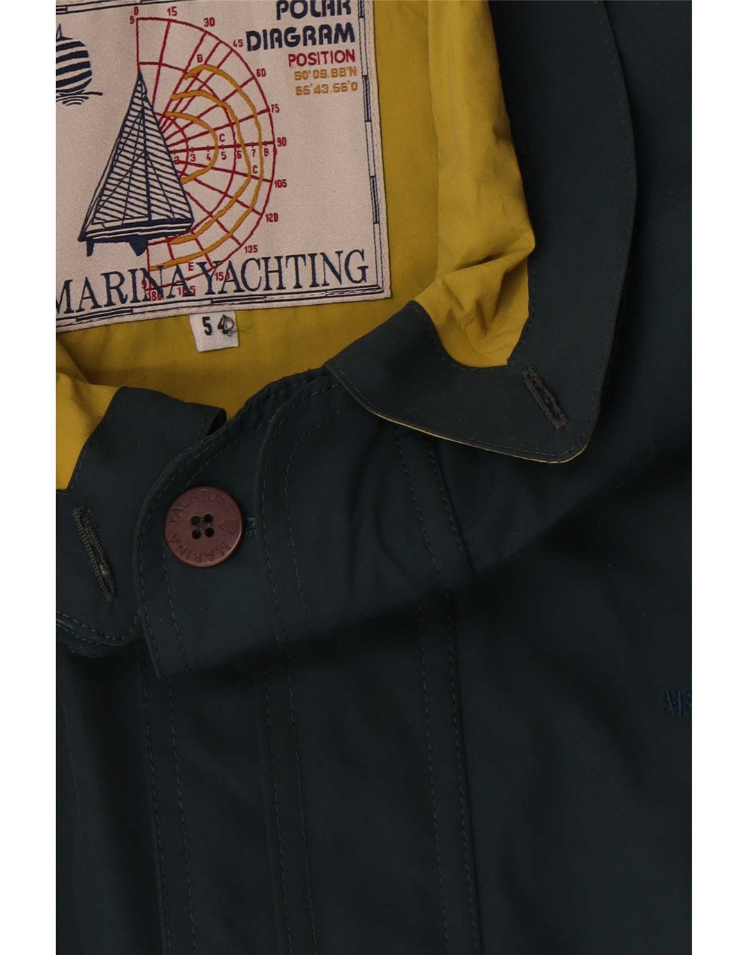 Marina Yachting Herre Utility Jacket IT 54 2XL Grøn Bomuld