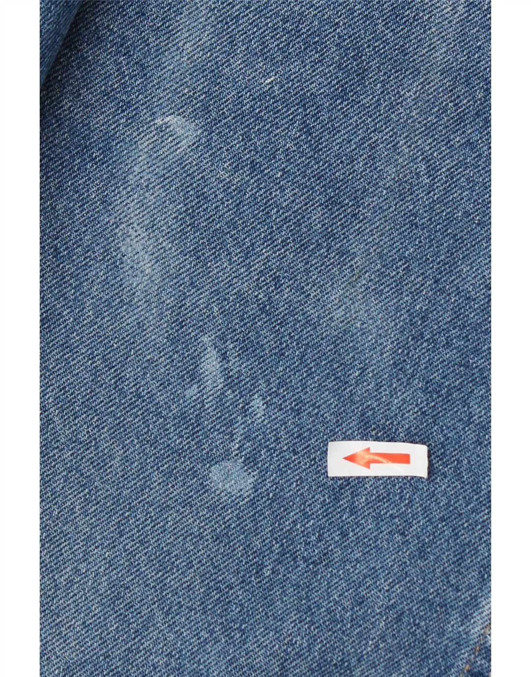Wrangler Herre Distressed Regular Fit Tapered Jeans W36 L32 Blå Bomuld