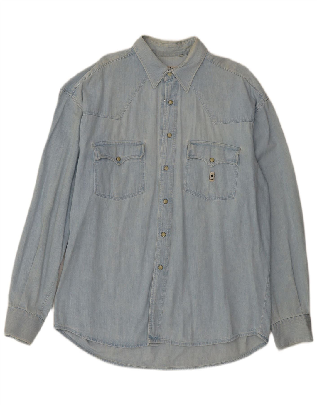 Uniform Herre Denim Shirt XL Blå Bomuld