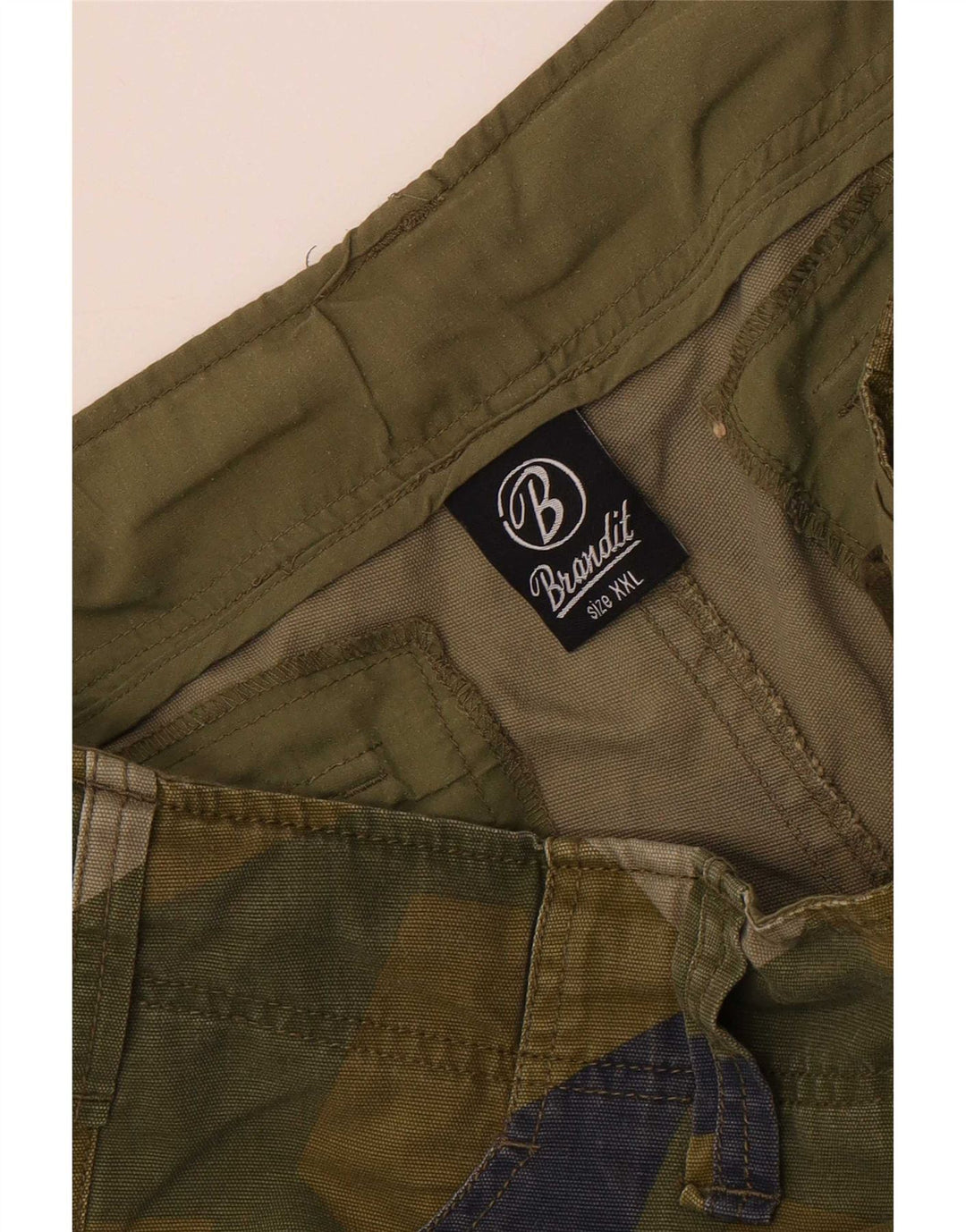 Brandit Herre Cargo Shorts 2XL W36 Khaki Camouflage