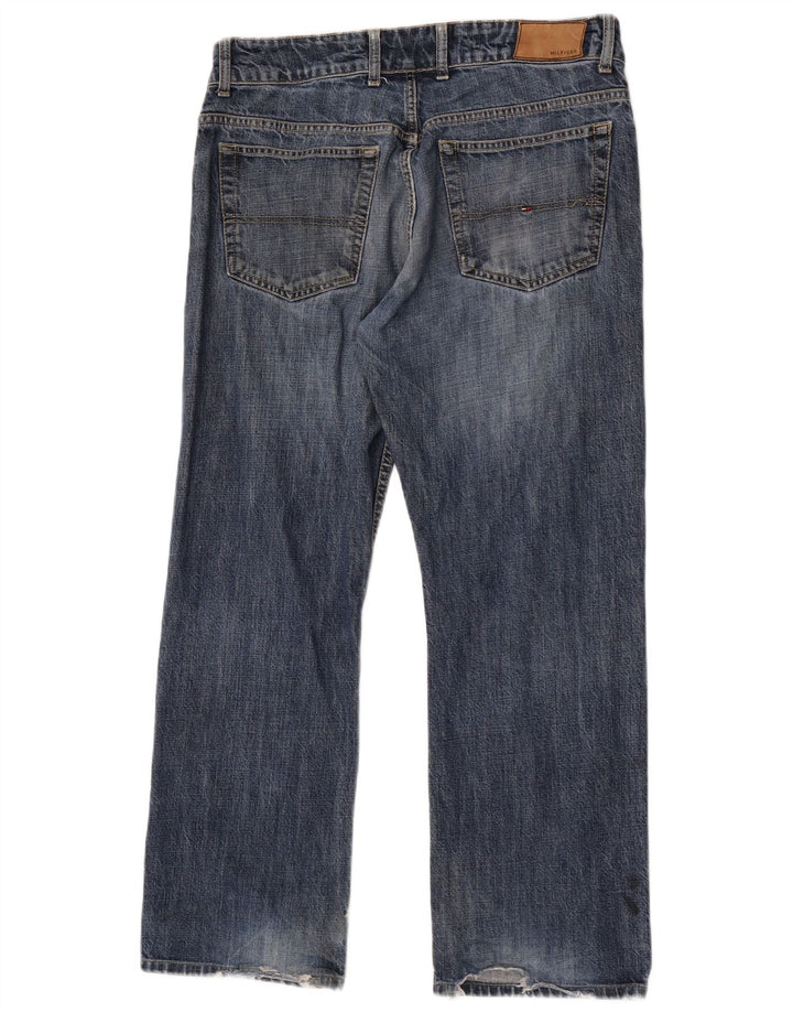 Tommy Hilfiger Herre Straight Jeans W34 L29 Blå Bomuld