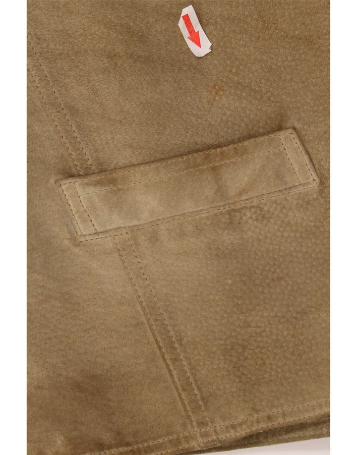 Pionier Herre ruskindsvest Medium Khaki