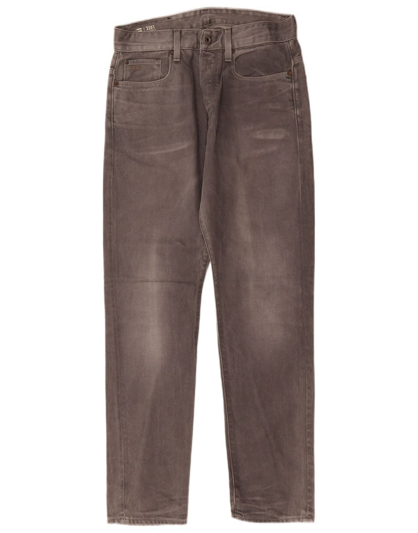 G-Star Herre 3301 Slim Jeans W30 L32 Grå Polyester