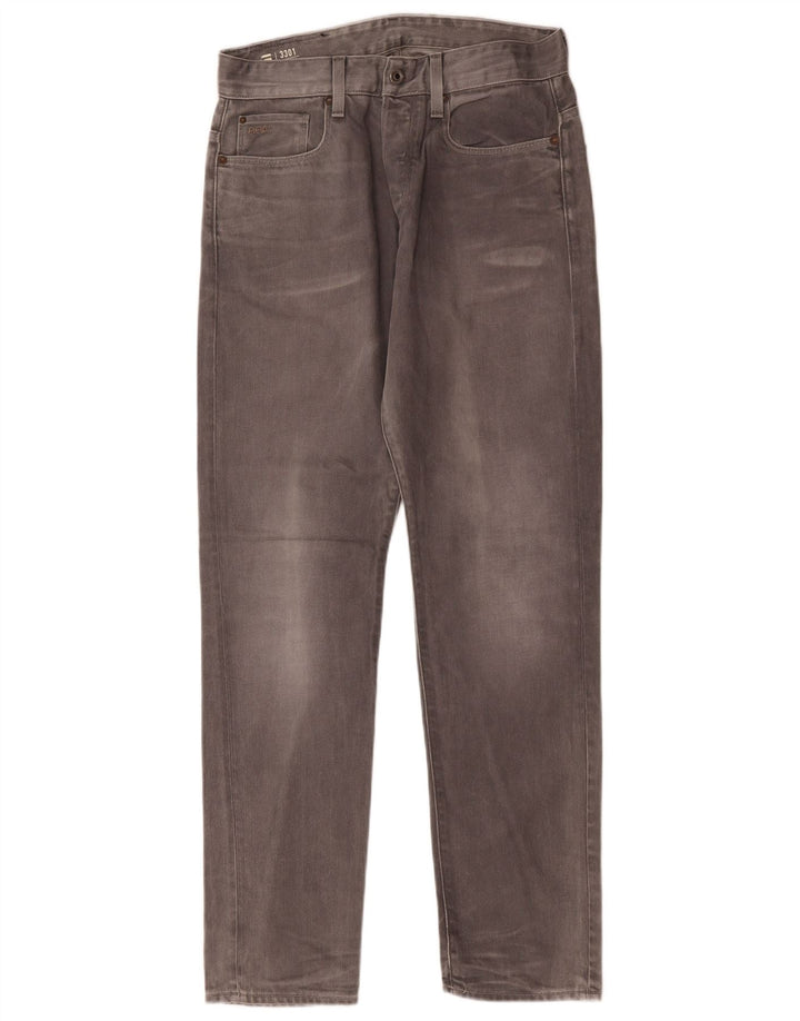 G-Star Herre 3301 Slim Jeans W30 L32 Grå Polyester