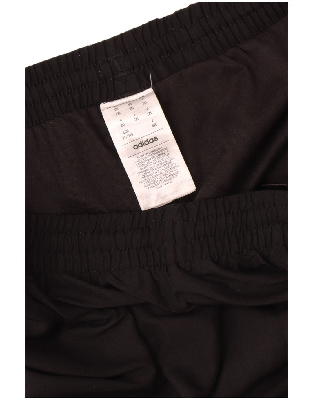 Adidas Træningsdragtsbukser til mænd 2XL Sort Colourblock Polyester